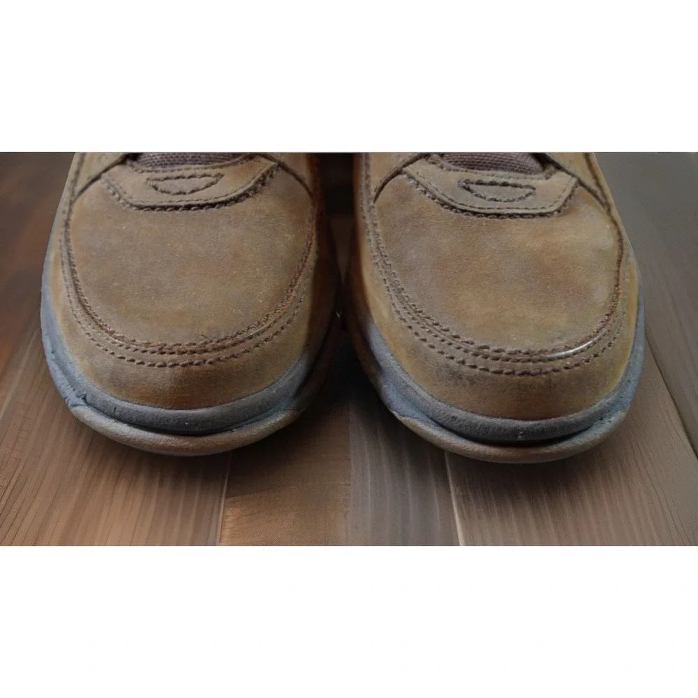 Mens Rockport WWT17W World Tour Classic Size 9.5‎ Brown Leather Casual Shoes